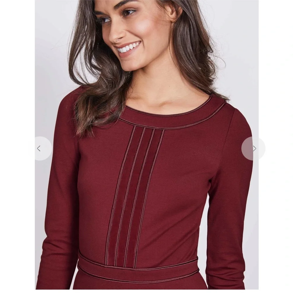 Boden NWOT Gisele Ponte Dress size 8L - Picture 6 of 17